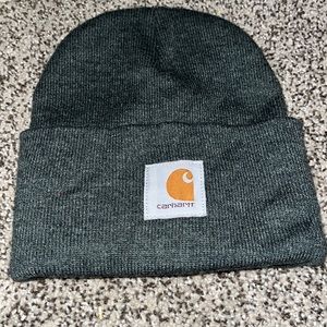 gray carhart hat